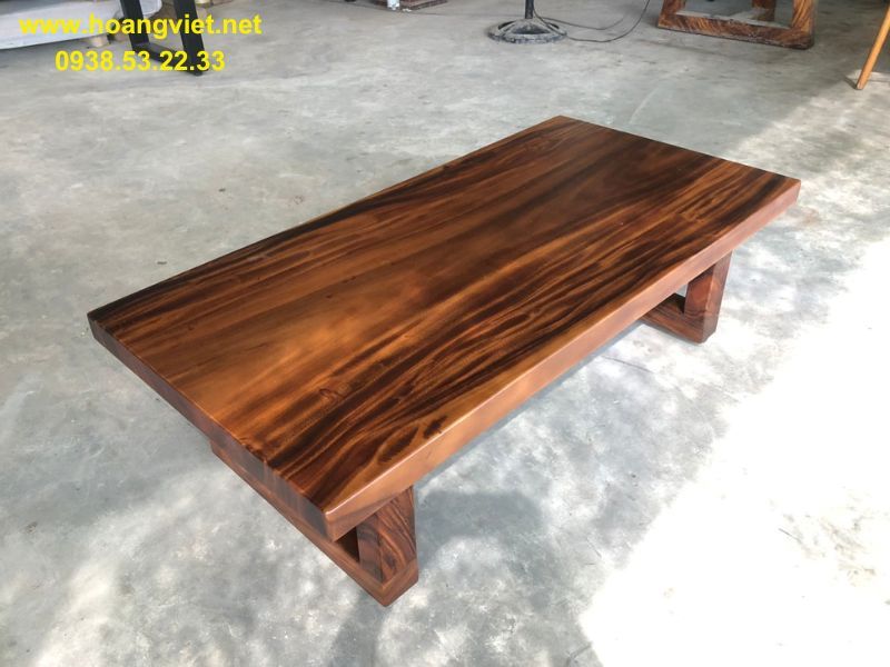 Bàn trà sofa gỗ me tây ngồi bệt Bàn trà sofa gỗ me tây ngồi bệt