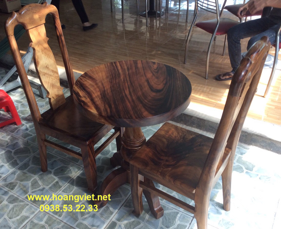 Bàn trà gỗ me tây với hệ vân siêu đẹp Bàn trà gỗ me tây với hệ vân siêu đẹp