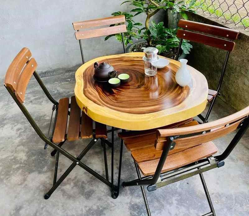Bàn tròn gỗ tự nhiên  Bàn tròn gỗ tự nhiên