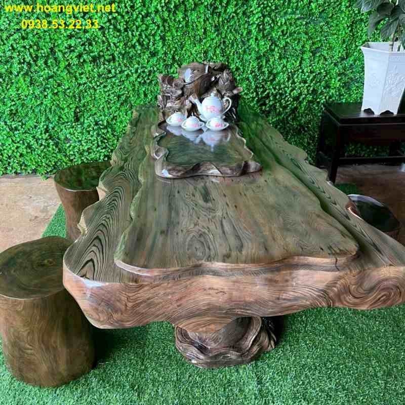 Bàn uống trà gỗ thủy tùng xanh Bàn uống trà gỗ thủy tùng xanh