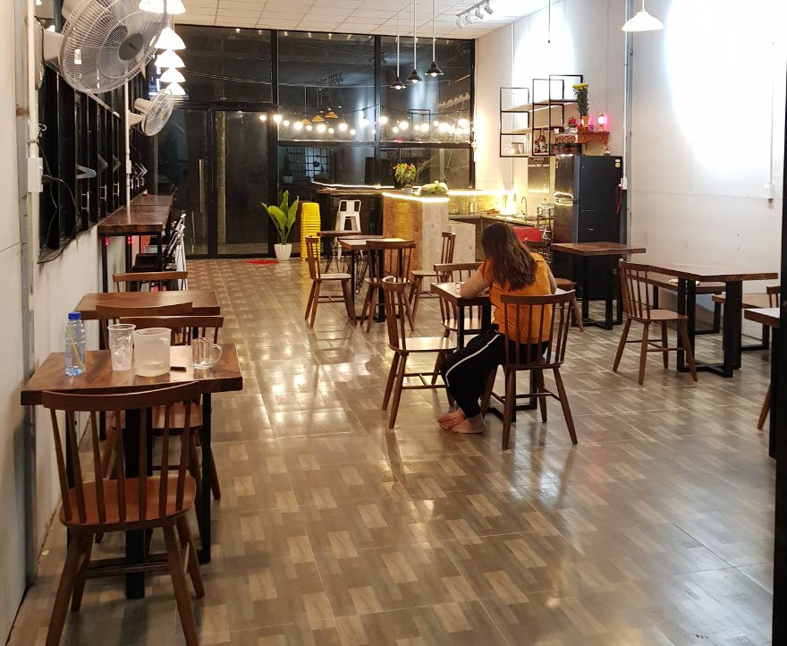 Bàn vuông cafe gỗ me tây Bàn vuông cafe gỗ me tây