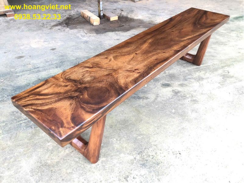 Băng ghế dài gỗ me tây nguyên tấm Băng ghế dài gỗ me tây nguyên tấm