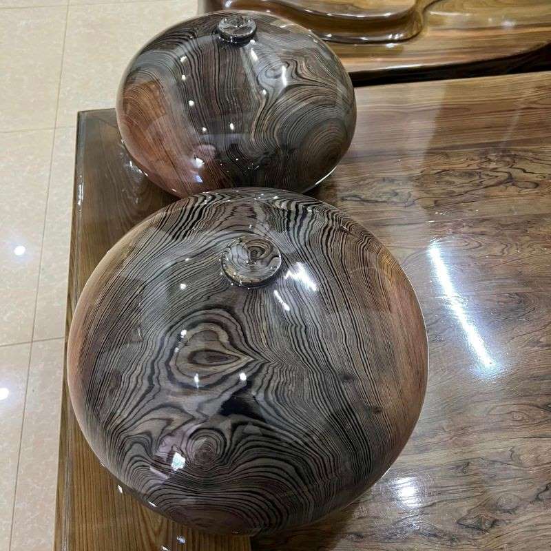 Bình hút lộc bằng gỗ thủy tùng, mộc - chưa sơn Bình hút lộc bằng gỗ thủy tùng, mộc - chưa sơn