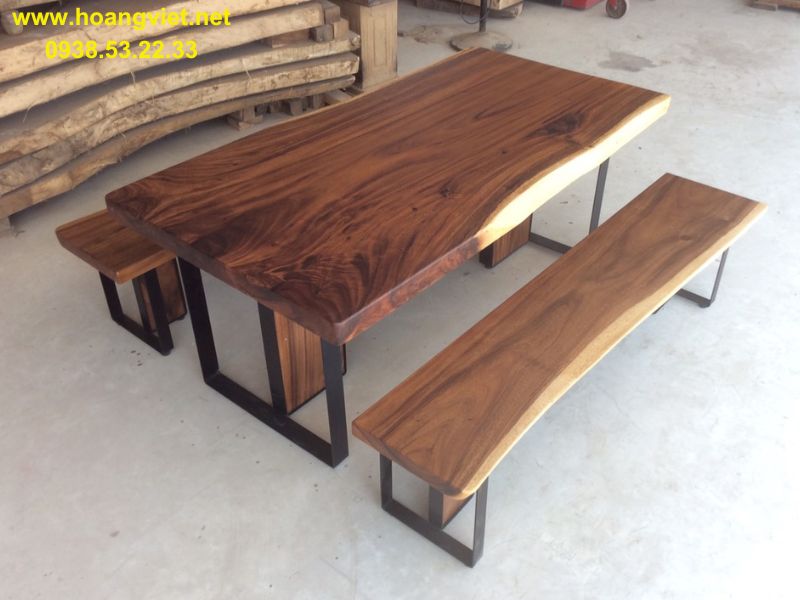 Bộ bàn ghế ăn k3 gỗ me tây nguyên khối Bộ bàn ghế ăn k3 gỗ me tây nguyên khối
