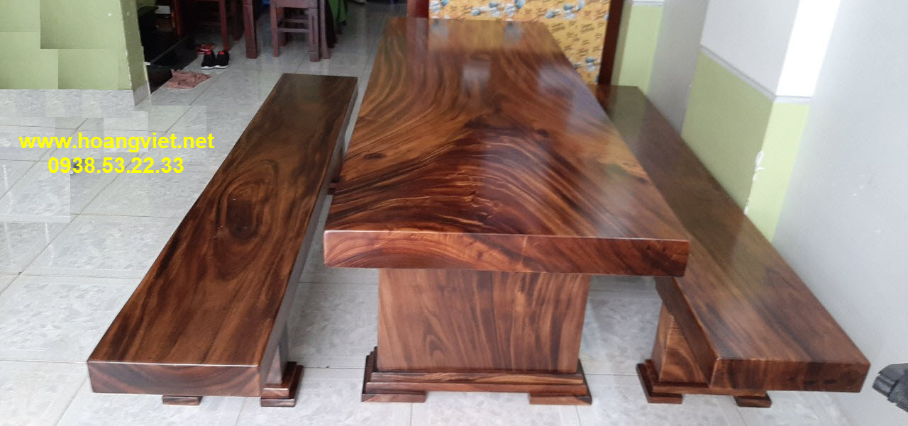 Bộ bàn ghế gỗ me tây k3 nguyên khối Bộ bàn ghế gỗ me tây k3 nguyên khối