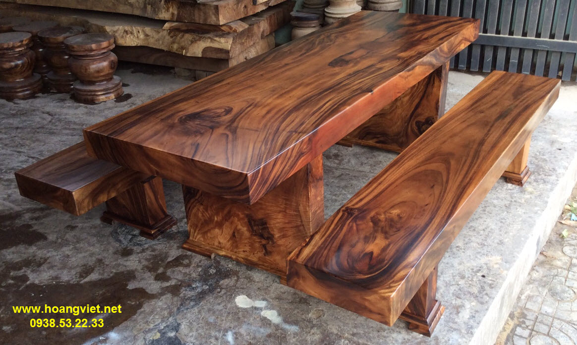 Bộ bàn gỗ me tây 3 tấm Bộ bàn gỗ me tây 3 tấm
