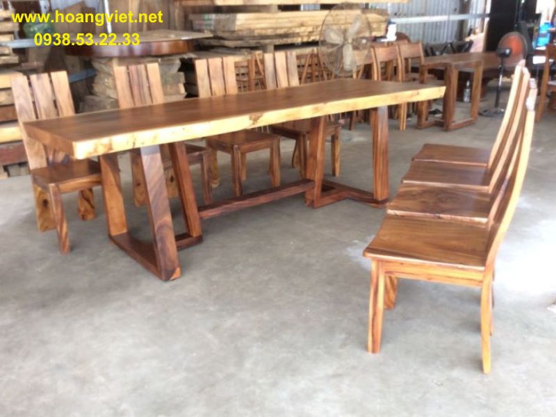 Chân bàn ăn gỗ me tây Chân bàn ăn gỗ me tây