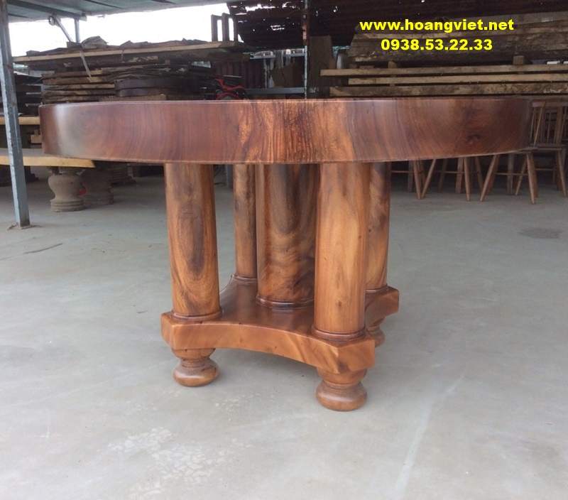 Chân bàn gỗ tiện tròn Chân bàn gỗ tiện tròn