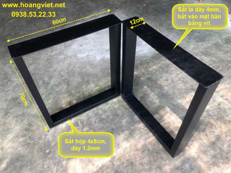 Chân bàn sắt chữ u Chân bàn sắt chữ u