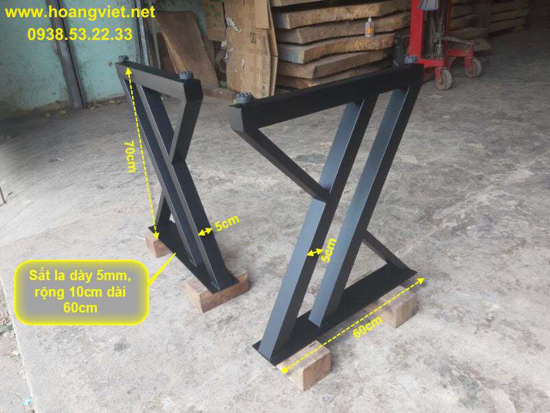 Chân bàn sắt chữ Z Chân bàn sắt chữ Z