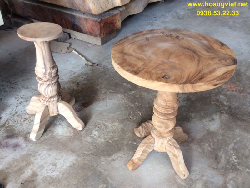 Chân gỗ bàn tròn cafe Chân gỗ bàn tròn cafe