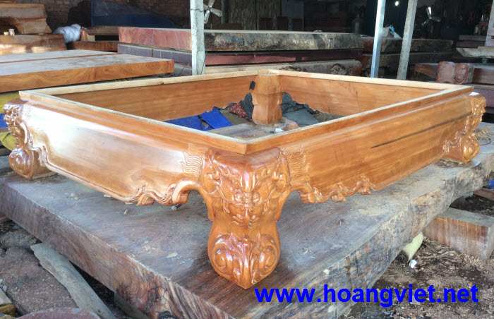 Chân quỳ gỗ gõ đỏ Chân quỳ gỗ gõ đỏ