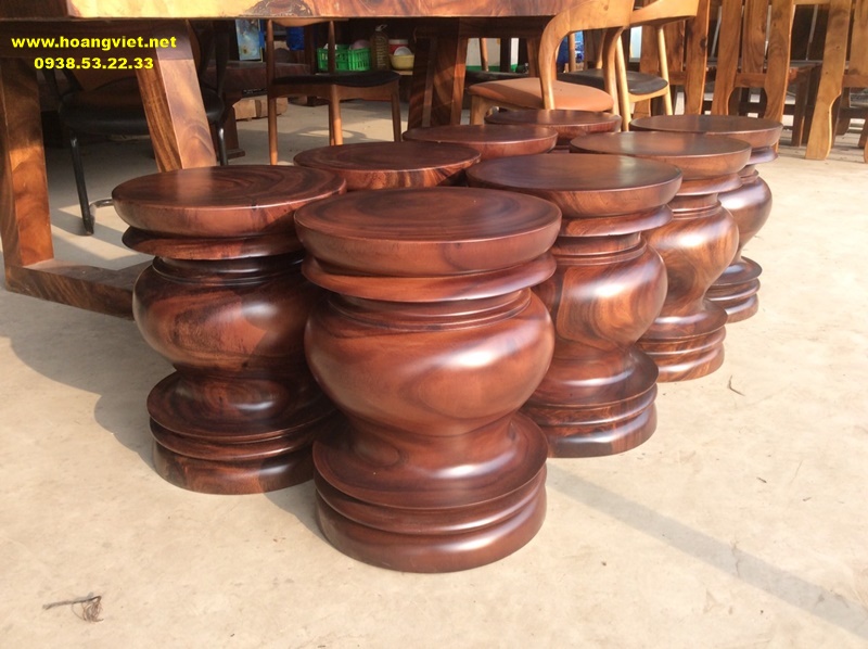 Đôn nguyên khối gỗ me tây Đôn nguyên khối gỗ me tây