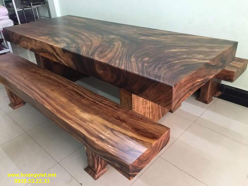 Bộ bàn k3 gỗ me tây, sơn PU màu tự nhiên Bộ bàn k3 gỗ me tây, sơn PU màu tự nhiên