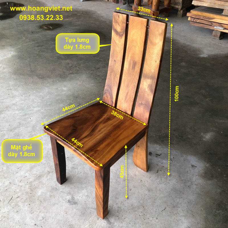 Ghế ăn gỗ me tây đẹp Ghế ăn gỗ me tây đẹp