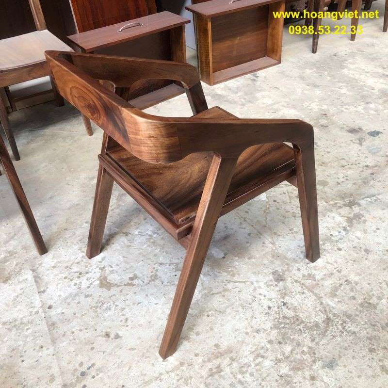 Kích thước ghế ăn katakana bằng gỗ me tây Kích thước ghế ăn katakana bằng gỗ me tây