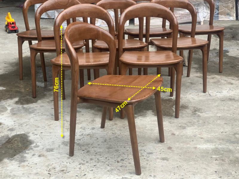 Kích thước ghế ăn neva không tay Kích thước ghế ăn neva không tay