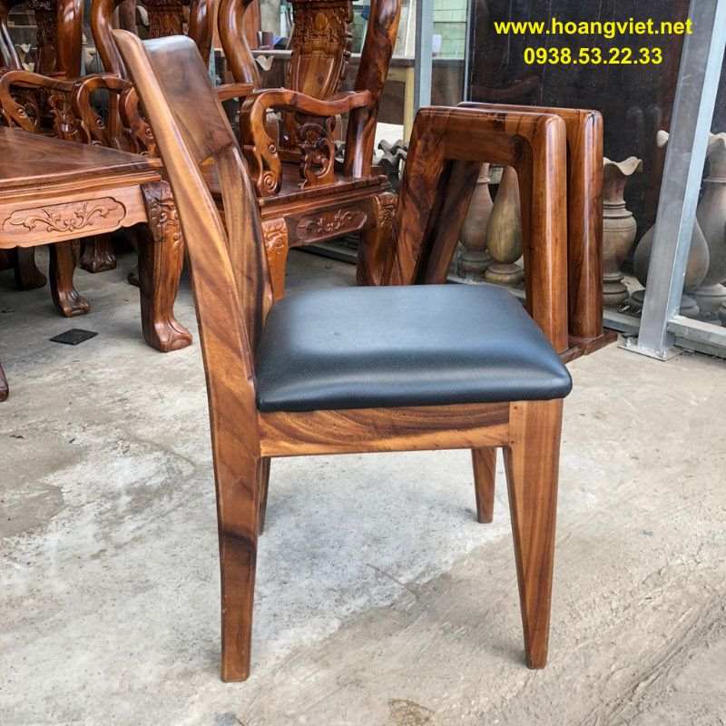 Ghế bàn ăn bọc nệm gỗ me tây Ghế bàn ăn bọc nệm gỗ me tây