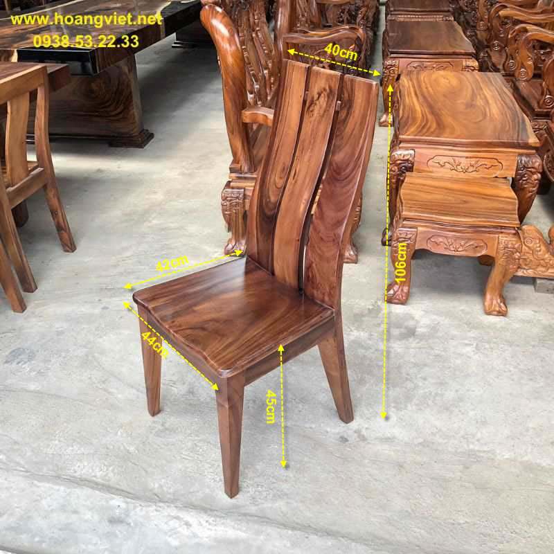Kích thước ghế bàn ăn đẹp bằng gỗ me tây Kích thước ghế bàn ăn đẹp bằng gỗ me tây