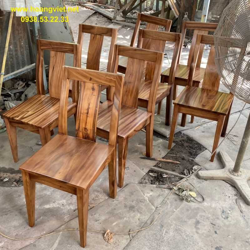 Ghế bàn ăn gỗ me tây giá rẻ Ghế bàn ăn gỗ me tây giá rẻ
