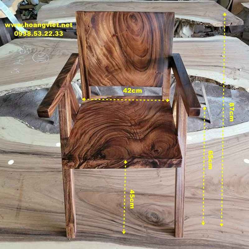Ghế bàn ăn bằng gỗ me tây Ghế bàn ăn bằng gỗ me tây