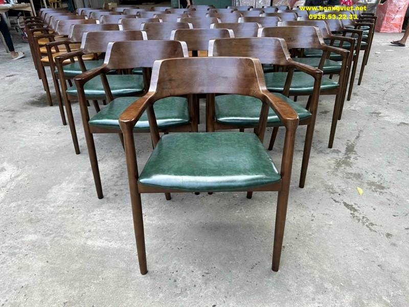 Ghế bàn ăn hiroshima tựa cao bằng gỗ cao su Ghế bàn ăn hiroshima tựa cao bằng gỗ cao su
