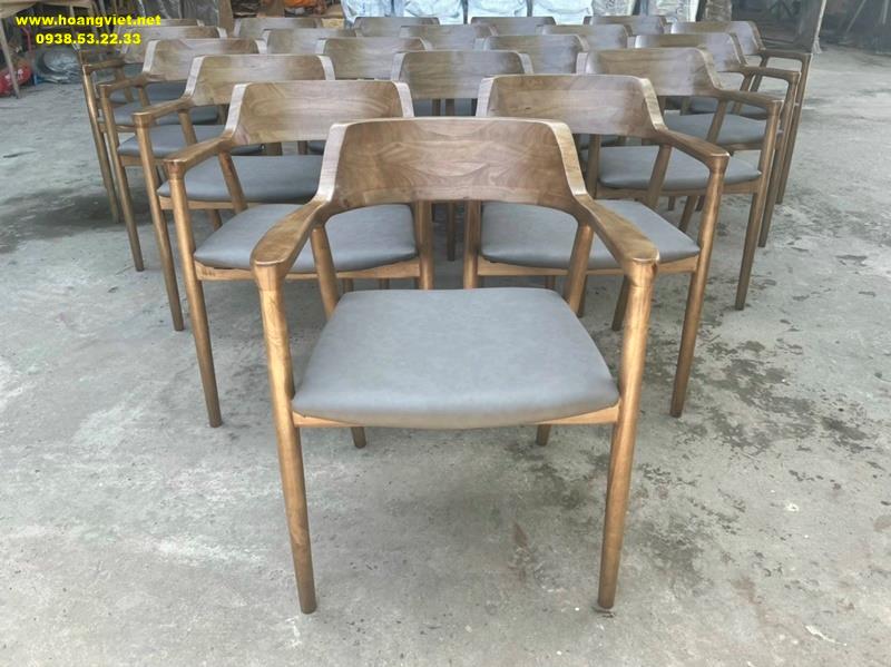 Ghế bàn ăn hiroshima tựa cao bằng gỗ cao su Ghế bàn ăn hiroshima tựa cao bằng gỗ cao su