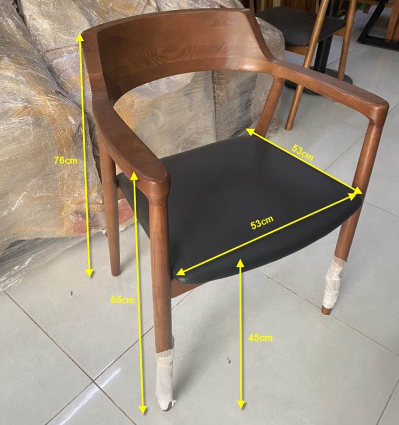 Kích thước ghế bàn ăn hiroshima tựa cao Kích thước ghế bàn ăn hiroshima tựa cao