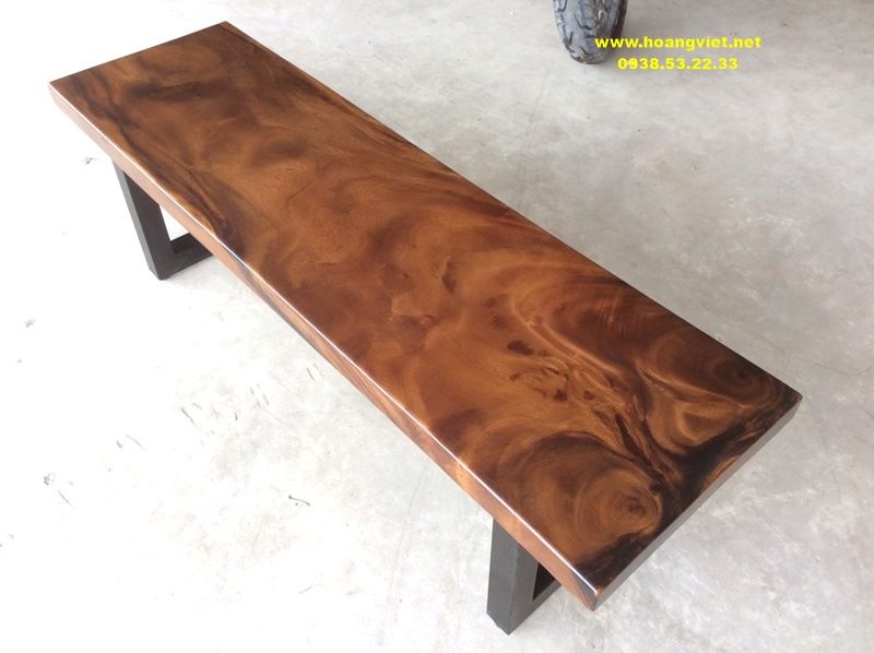 Ghế băng dài 1m2 gỗ me tây Ghế băng dài 1m2 gỗ me tây
