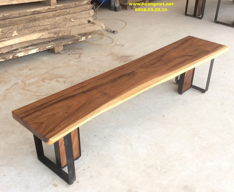 Ghế băng dài 1m8 gỗ me tây Ghế băng dài 1m8 gỗ me tây