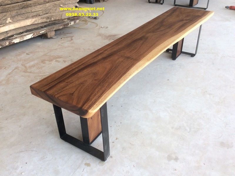 Ghế băng dài 1m8 gỗ me tây Ghế băng dài 1m8 gỗ me tây