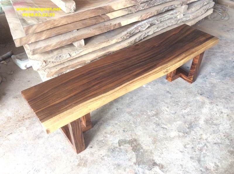 Ghế băng dài gỗ me tây dài 1m6 Ghế băng dài gỗ me tây dài 1m6