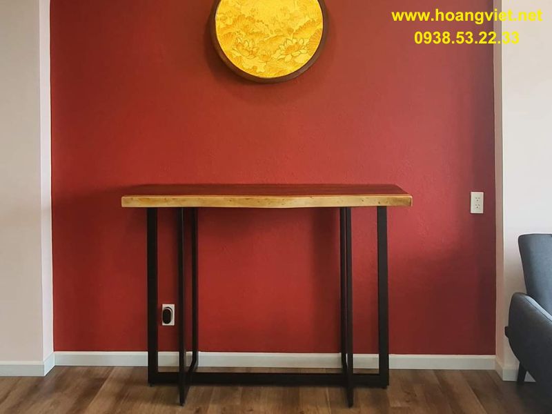 Ghế băng dài gỗ me tây trang trí Ghế băng dài gỗ me tây trang trí