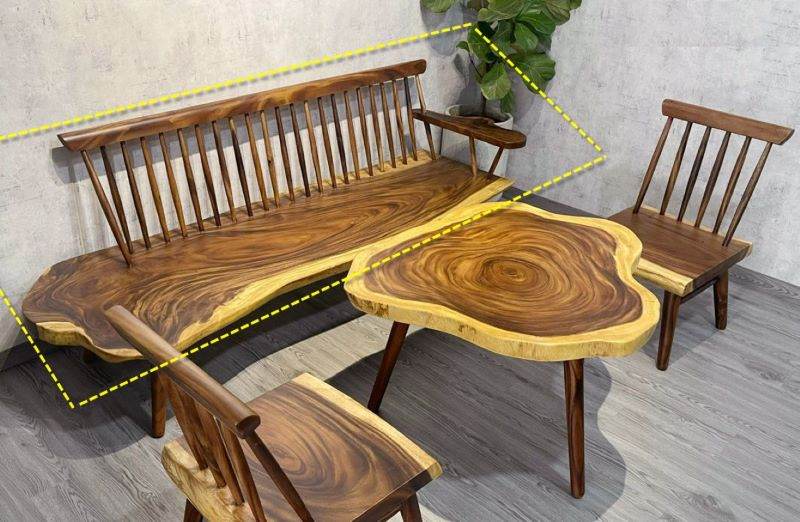 Ghế băng dài phòng khách có tựa Ghế băng dài phòng khách có tựa