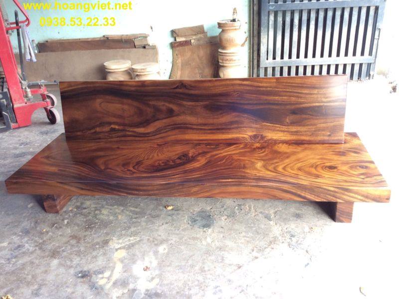 Ghế băng dài sofa gỗ me tây nguyên khối Ghế băng dài sofa gỗ me tây nguyên khối