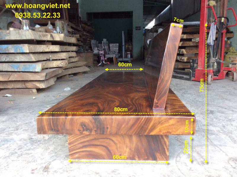 Ghế băng dài sofa gỗ me tây nguyên khối Ghế băng dài sofa gỗ me tây nguyên khối