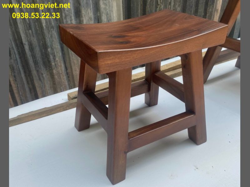 Ghế đôn gỗ chữ nhật cao cấp Ghế đôn gỗ chữ nhật cao cấp