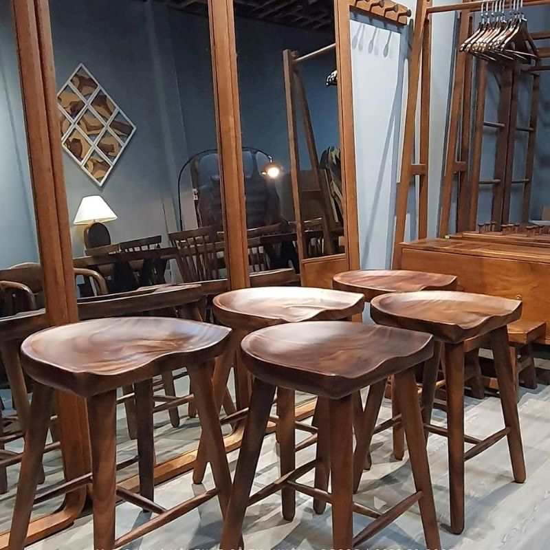 Ghế đôn gỗ hiện đại Ghế đôn gỗ hiện đại