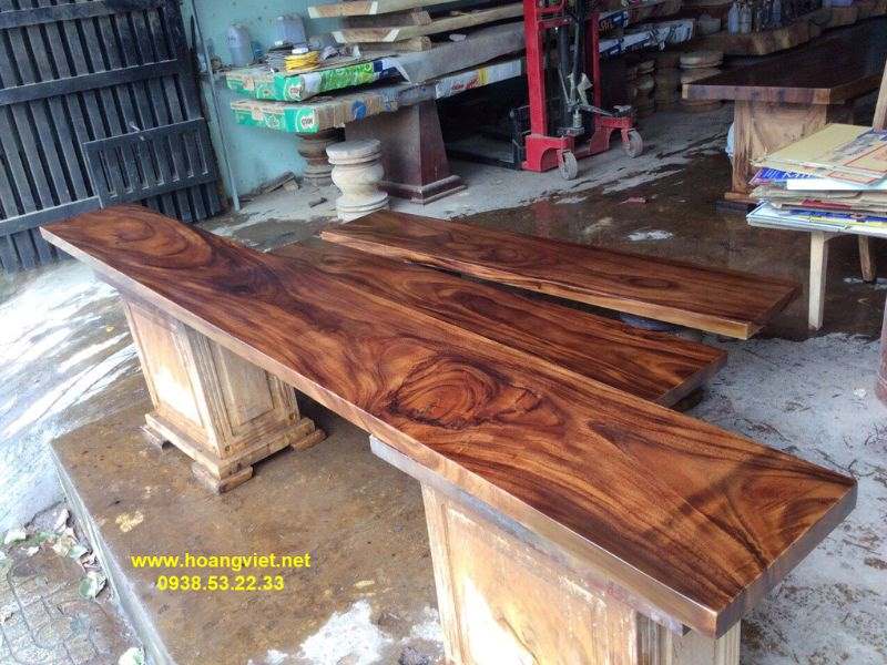 Ghế băng dài gỗ me tây nguyên tấm Ghế băng dài gỗ me tây nguyên tấm