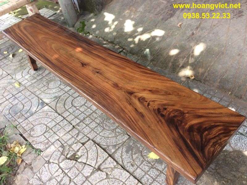 Ghế băng dài gỗ me tây chân chữ A Ghế băng dài gỗ me tây chân chữ A