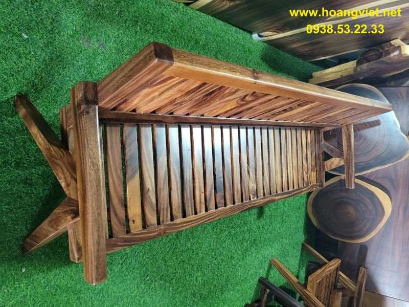 Ghế gỗ băng dài ngoài trời Ghế gỗ băng dài ngoài trời