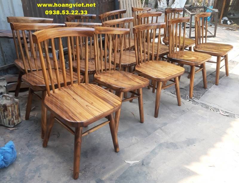 Ghế gỗ me tây 7 nan Ghế gỗ me tây 7 nan