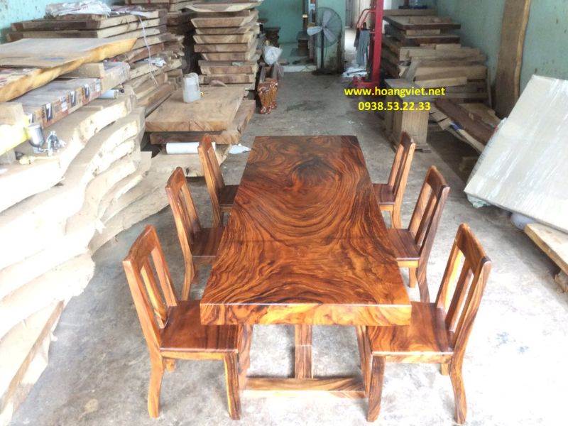 Bàn gỗ me tây nguyên tấm Bàn gỗ me tây nguyên tấm