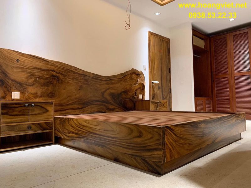 Giường gỗ me tay cao cấp Giường gỗ me tay cao cấp
