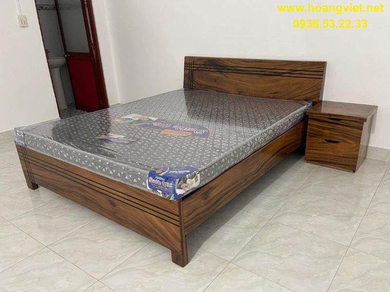 Giường gỗ me tây đơn giản giá rẻ Giường gỗ me tây đơn giản giá rẻ