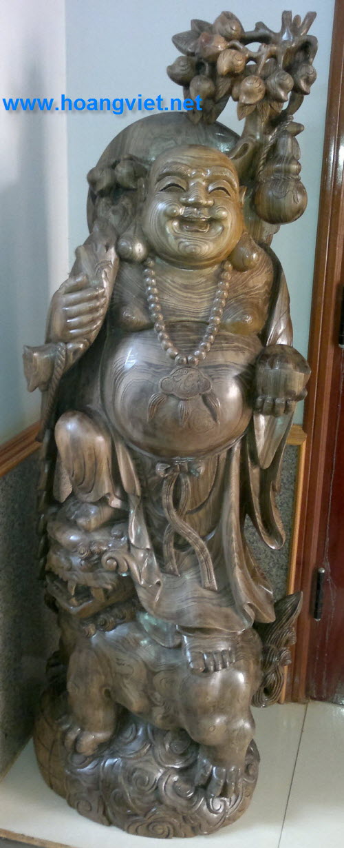 Tượng di lặc gỗ thủy tùng 1 Tượng di lặc gỗ thủy tùng 1