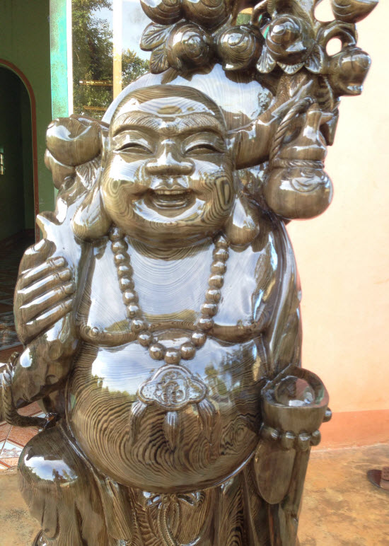 Tượng phật di lặc gỗ thủy tùng cao 1.27m Tượng phật di lặc gỗ thủy tùng cao 1.27m