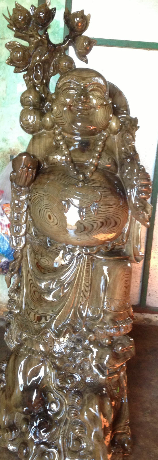 Tượng phật di lặc đứng lân Tượng phật di lặc đứng lân