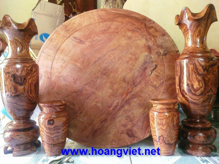 Mặt bàn tròn gỗ hương Mặt bàn tròn gỗ hương
