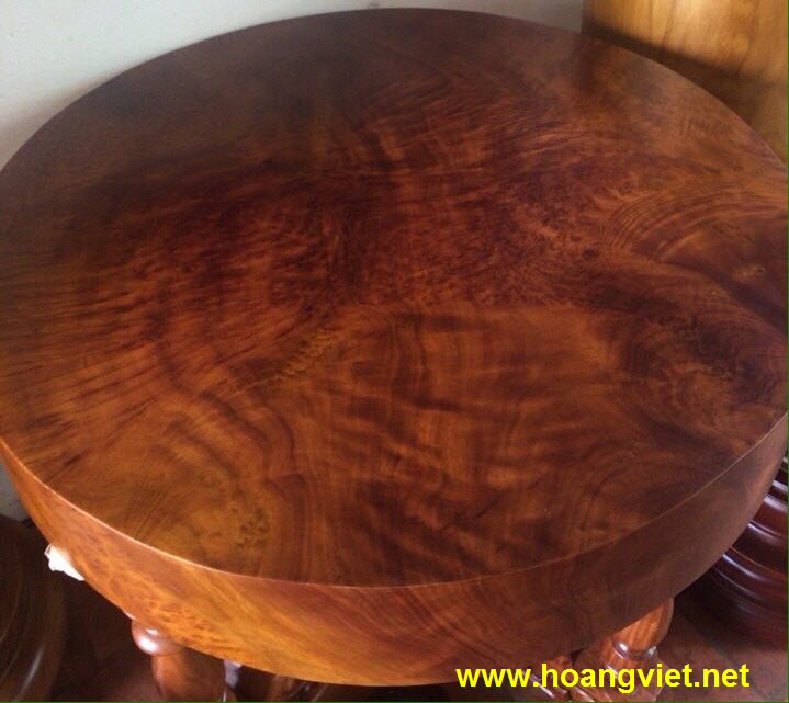 Bàn ăn hình tròn nguyên khối Bàn ăn hình tròn nguyên khối